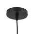 GloboStar® SOLANA 01301 Μοντέρνο Κρεμαστό Φωτιστικό Οροφής Μονόφωτο Μαύρο Μεταλλικό Καμπάνα Φ30 x Υ15cm - ledmania.gr