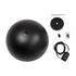 GloboStar® SOLANA 01301 Μοντέρνο Κρεμαστό Φωτιστικό Οροφής Μονόφωτο Μαύρο Μεταλλικό Καμπάνα Φ30 x Υ15cm - ledmania.gr