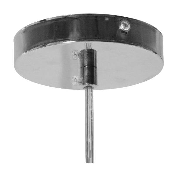 GloboStar® RINA 01308 Μοντέρνο Κρεμαστό Φωτιστικό Οροφής Μονόφωτο Γυάλινο Κίτρινο Διάφανο Μ20 x Π19 x Υ20cm - ledmania.gr