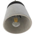 GloboStar® TRIBECA 01320 Μοντέρνο Industrial Κρεμαστό Φωτιστικό Οροφής Μονόφωτο Γκρι Τσιμέντο Καμπάνα Φ18 x Y26cm - ledmania.gr
