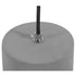 GloboStar® DURANT 01322 Μοντέρνο Industrial Κρεμαστό Φωτιστικό Οροφής Μονόφωτο Γκρι Μπεζ Τσιμέντο Πλέγμα Φ12 x Y40cm - ledmania.gr
