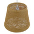 GloboStar® PLAYROOM 01332 Vintage Κρεμαστό Φωτιστικό Οροφής Μονόφωτο Μπεζ Ξύλινο Ψάθινο Rattan Φ32 x Υ27cm - ledmania.gr