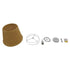 GloboStar® PLAYROOM 01332 Vintage Κρεμαστό Φωτιστικό Οροφής Μονόφωτο Μπεζ Ξύλινο Ψάθινο Rattan Φ32 x Υ27cm - ledmania.gr
