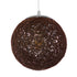 GloboStar® OCEANA 01354 Vintage Κρεμαστό Φωτιστικό Οροφής Μονόφωτο Καφέ Ξύλινο Ψάθινο Rattan Φ20 x Υ20cm - ledmania.gr