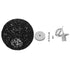 GloboStar® OCEANA 01356  Vintage Κρεμαστό Φωτιστικό Οροφής Μονόφωτο Μαύρο Ξύλινο Ψάθινο Rattan Φ20 x Υ20cm - ledmania.gr