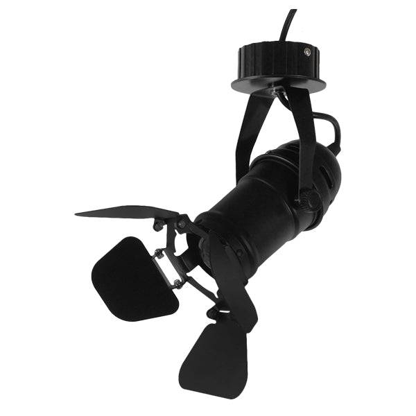 GloboStar® CHICAGO 01371 Vintage Industrial Φωτιστικό Οροφής Μονόφωτο Μαύρο Μεταλλικό Μ20 x Π20 x Υ27.5cm - ledmania.gr