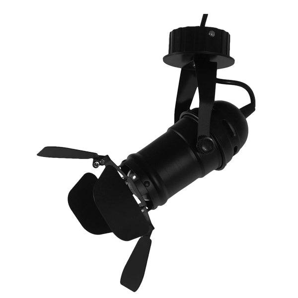 GloboStar® CHICAGO 01371 Vintage Industrial Φωτιστικό Οροφής Μονόφωτο Μαύρο Μεταλλικό Μ20 x Π20 x Υ27.5cm - ledmania.gr