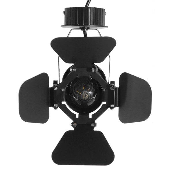 GloboStar® CHICAGO 01371 Vintage Industrial Φωτιστικό Οροφής Μονόφωτο Μαύρο Μεταλλικό Μ20 x Π20 x Υ27.5cm - ledmania.gr