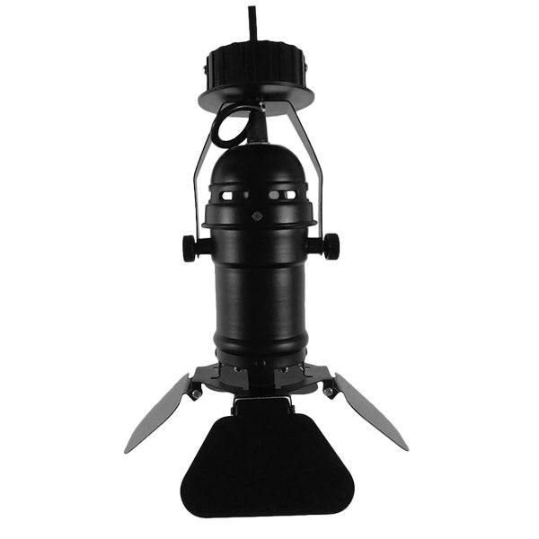 GloboStar® CHICAGO 01371 Vintage Industrial Φωτιστικό Οροφής Μονόφωτο Μαύρο Μεταλλικό Μ20 x Π20 x Υ27.5cm - ledmania.gr