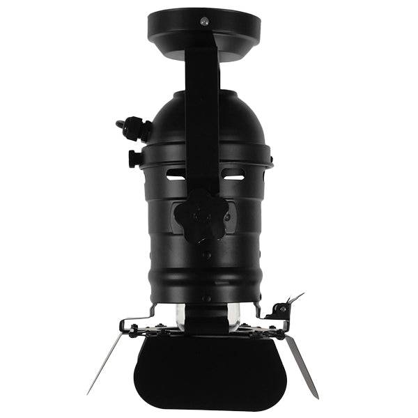 GloboStar® DETROIT 01372 Vintage Industrial Φωτιστικό Οροφής Μονόφωτο Μαύρο Μεταλλικό Μ23 x Π23 x Υ36cm - ledmania.gr