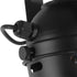 GloboStar® DETROIT 01372 Vintage Industrial Φωτιστικό Οροφής Μονόφωτο Μαύρο Μεταλλικό Μ23 x Π23 x Υ36cm - ledmania.gr