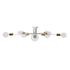 GloboStar® AURORA 01383 Μοντέρνο Industrial Φωτιστικό Οροφής Πολύφωτο Λευκό Μεταλλικό Φ95 x Y17cm - ledmania.gr
