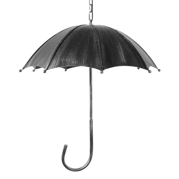 GloboStar® UMBRELLA 01407 Vintage Industrial Κρεμαστό Φωτιστικό Οροφής Πολύφωτο Γκρι Σκουριά Μεταλλικό Φ58 x Υ60cm - ledmania.gr