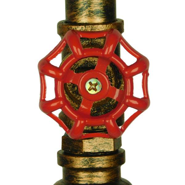 GloboStar® SPIGOT 01413 Vintage Industrial Κρεμαστό Φωτιστικό Οροφής Μονόφωτο Μπρούτζινο Μεταλλικό Μ5 x Π7.5 x Y20cm - ledmania.gr