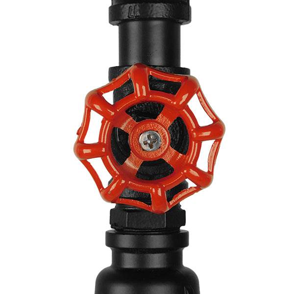 GloboStar® SPOUT 01415 Vintage Industrial Κρεμαστό Φωτιστικό Οροφής Μονόφωτο Μαύρο Μεταλλικό Μ5 x Π7.5 x Y20cm - ledmania.gr