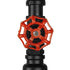 GloboStar® SPOUT 01415 Vintage Industrial Κρεμαστό Φωτιστικό Οροφής Μονόφωτο Μαύρο Μεταλλικό Μ5 x Π7.5 x Y20cm - ledmania.gr