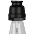 GloboStar® SPOUT 01415 Vintage Industrial Κρεμαστό Φωτιστικό Οροφής Μονόφωτο Μαύρο Μεταλλικό Μ5 x Π7.5 x Y20cm - ledmania.gr