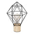 GloboStar® ANTLER 01443 Μοντέρνο Επιτραπέζιο Φωτιστικό Γραφείου LED USB DC 5V Μονόφωτο Μεταλλικό Ροζ με Ξύλινη Βάση Θερμό Λευκό 3000K Φ19 x Μ19 x Π19 x Υ23cm - ledmania.gr
