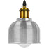 GloboStar® SEGRETO 01447 Vintage Κρεμαστό Φωτιστικό Οροφής Μονόφωτο Γυάλινο Διάφανο Καμπάνα με Χρυσό Ντουί Φ14 x 18cm - ledmania.gr