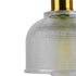 GloboStar® SEGRETO 01447 Vintage Κρεμαστό Φωτιστικό Οροφής Μονόφωτο Γυάλινο Διάφανο Καμπάνα με Χρυσό Ντουί Φ14 x 18cm - ledmania.gr