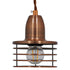 GloboStar® MANHATTAN 01453 Μοντέρνο Industrial Κρεμαστό Φωτιστικό Οροφής Μονόφωτο Μεταλλικό Χάλκινο Καμπάνα Φ11 x Υ14cm - ledmania.gr