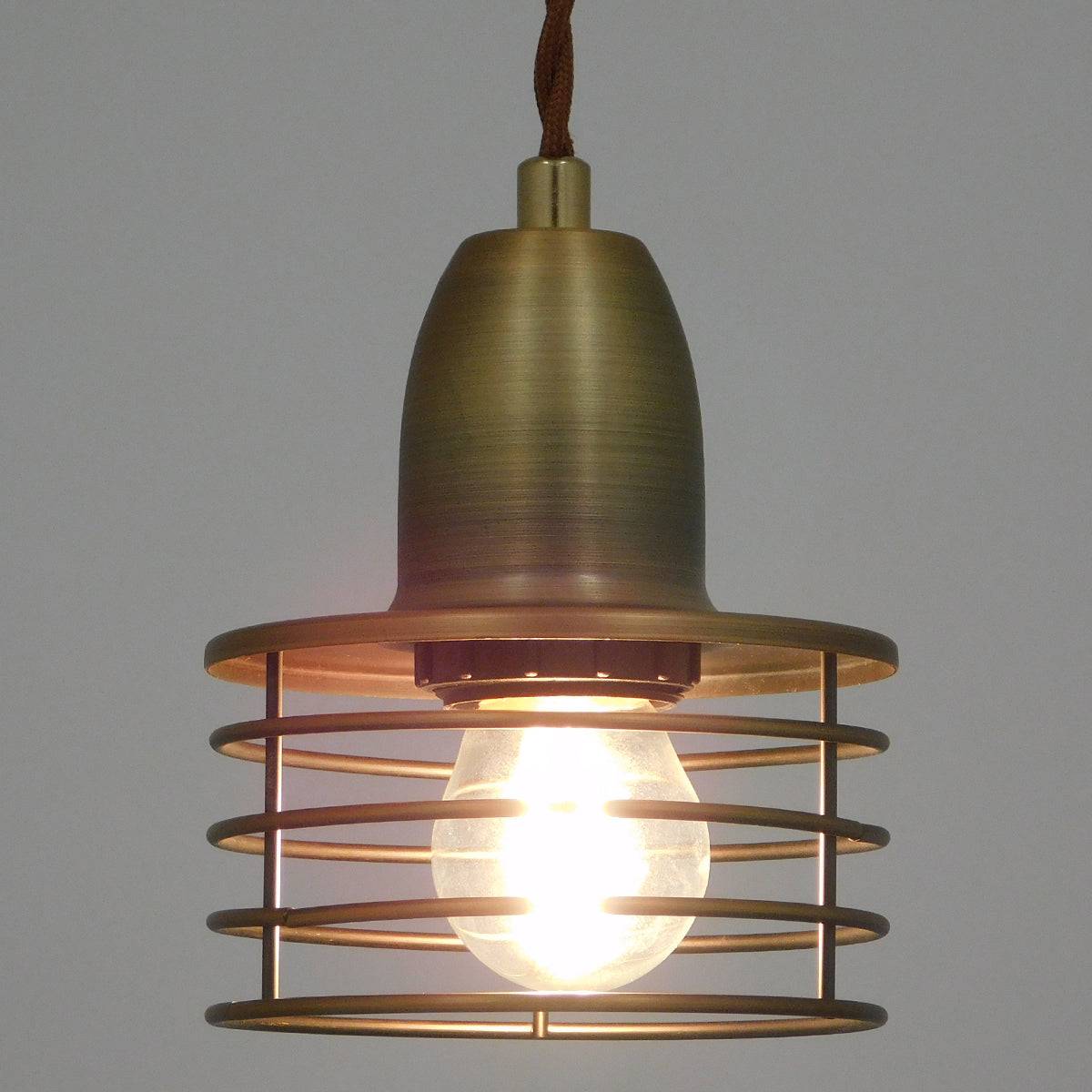 GloboStar® MANHATTAN 01454 Μοντέρνο Industrial Κρεμαστό Φωτιστικό Οροφής Μονόφωτο Μεταλλικό Χρυσό Καμπάνα Φ11 x Υ14cm - ledmania.gr