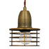 GloboStar® MANHATTAN 01454 Μοντέρνο Industrial Κρεμαστό Φωτιστικό Οροφής Μονόφωτο Μεταλλικό Χρυσό Καμπάνα Φ11 x Υ14cm - ledmania.gr