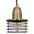 GloboStar® MANHATTAN 01455 Μοντέρνο Industrial Κρεμαστό Φωτιστικό Οροφής Μονόφωτο Μεταλλικό Μπρούτζινο Καμπάνα Φ11 x Υ14cm - ledmania.gr