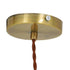 GloboStar® MANHATTAN 01455 Μοντέρνο Industrial Κρεμαστό Φωτιστικό Οροφής Μονόφωτο Μεταλλικό Μπρούτζινο Καμπάνα Φ11 x Υ14cm - ledmania.gr