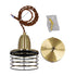 GloboStar® MANHATTAN 01455 Μοντέρνο Industrial Κρεμαστό Φωτιστικό Οροφής Μονόφωτο Μεταλλικό Μπρούτζινο Καμπάνα Φ11 x Υ14cm - ledmania.gr