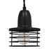GloboStar® MANHATTAN 01456 Μοντέρνο Industrial Κρεμαστό Φωτιστικό Οροφής Μονόφωτο Μεταλλικό Μαύρο Καμπάνα Φ11 x Υ14cm - ledmania.gr