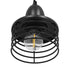 GloboStar® MANHATTAN 01456 Μοντέρνο Industrial Κρεμαστό Φωτιστικό Οροφής Μονόφωτο Μεταλλικό Μαύρο Καμπάνα Φ11 x Υ14cm - ledmania.gr