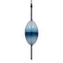 GloboStar® TEARDROP 01501 Μοντέρνο Κρεμαστό Φωτιστικό Οροφής Μονόφωτο Γυάλινο Τιρκουάζ Διάφανο Φ16 x Υ66cm - ledmania.gr