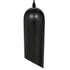 GloboStar® CARSON 01527 Μοντέρνο Κρεμαστό Φωτιστικό Οροφής Μονόφωτο Μαύρο - Χρυσό Μεταλλικό Καμπάνα Φ10 x Υ38cm - ledmania.gr