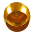 GloboStar® SHANGHAI GOLD 01544 Μοντέρνο Κρεμαστό Φωτιστικό Οροφής Μονόφωτο Χρυσό Μεταλλικό Καμπάνα Φ24 x Y30cm - ledmania.gr