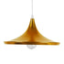 GloboStar® SHANGHAI GOLD 01545 Μοντέρνο Κρεμαστό Φωτιστικό Οροφής Μονόφωτο Χρυσό Μεταλλικό Καμπάνα Φ37 x Y20cm - ledmania.gr