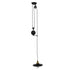 GloboStar® CARILO 01549 Vintage Industrial Κρεμαστό Φωτιστικό Οροφής Μονόφωτο Μαύρο Μεταλλικό με Ρυθμιζόμενη Ανάρτηση Μ32 x Π26 x Υ120cm - ledmania.gr