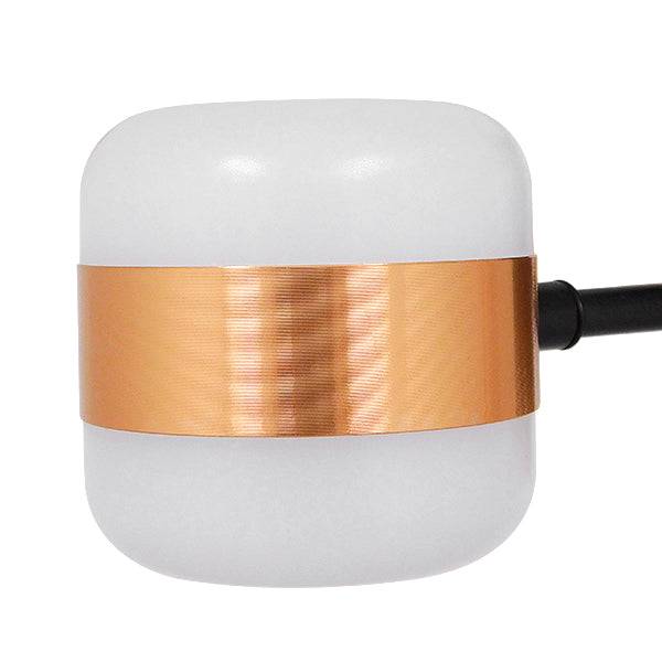 GloboStar® ORNATE 01552 Μοντέρνο Φωτιστικό Οροφής LED 56 Watt Πολύφωτο Μαύρο με Μπρονζέ και Χρυσές Λεπτομέρειες Μεταλλικό Λευκό Ημέρας 4500k Φ63 x Y36-45cm - ledmania.gr