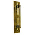GloboStar® TOULON 01566 Vintage Industrial Φωτιστικό Τοίχου Απλίκα Δίφωτο Μπρούτζινο Σκουριά Μεταλλικό Πλέγμα Μ9.5 x Π10 x Υ47cm - ledmania.gr