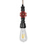 GloboStar® RUBINETTO 01583 Vintage Industrial Κρεμαστό Φωτιστικό Οροφής Μονόφωτο Ασημί Μεταλλικό Μ5 x Π7.5 x Y20cm - ledmania.gr