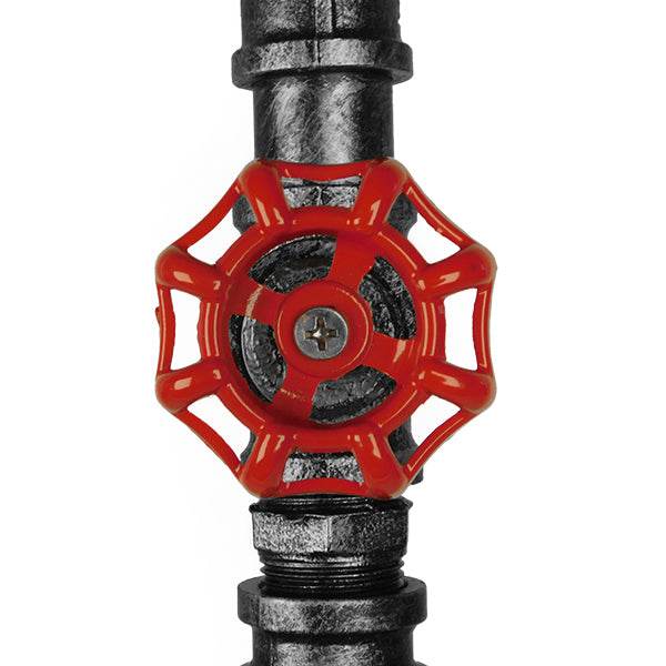 GloboStar® RUBINETTO 01583 Vintage Industrial Κρεμαστό Φωτιστικό Οροφής Μονόφωτο Ασημί Μεταλλικό Μ5 x Π7.5 x Y20cm - ledmania.gr