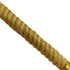 GloboStar® LUXOR 01598 Vintage Κρεμαστό Φωτιστικό Οροφής Τρίφωτο Χρυσό Μεταλλικό με Μπεζ Σχοινί Μ75 x Π13 x Y18cm - ledmania.gr