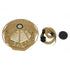 GloboStar® SPIRIT 01607 Vintage Κρεμαστό Φωτιστικό Οροφής Μονόφωτο Πλέγμα με Μπεζ Σχοινί Φ36 x Υ29cm - ledmania.gr