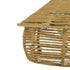 GloboStar® SPIRIT 01607 Vintage Κρεμαστό Φωτιστικό Οροφής Μονόφωτο Πλέγμα με Μπεζ Σχοινί Φ36 x Υ29cm - ledmania.gr