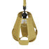 GloboStar® POLIA 01608 Vintage Κρεμαστό Φωτιστικό Οροφής Μονόφωτο Πλέγμα με Μπεζ Σχοινί Φ30 x Υ42cm - ledmania.gr