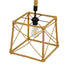 GloboStar® POLISHED 01616 Vintage Κρεμαστό Φωτιστικό Οροφής Μονόφωτο Πλέγμα με Μπεζ Σχοινί Μ30 x Π28 x Υ30cm - ledmania.gr