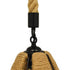 GloboStar® CONICAL 01617 Vintage Κρεμαστό Φωτιστικό Οροφής Μονόφωτο Πλέγμα με Μπεζ Σχοινί Φ31 x Υ38cm - ledmania.gr