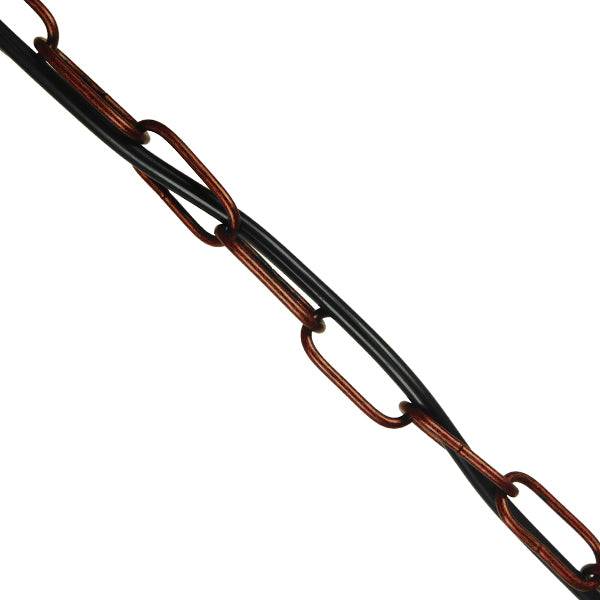 GloboStar® LIBELLULA 01642 Vintage Industrial Κρεμαστό Φωτιστικό Οροφής Μονόφωτο Καφέ Σκουριά Μεταλλικό Πλέγμα Μ48.5 x Π42 x Y37.5cm - ledmania.gr
