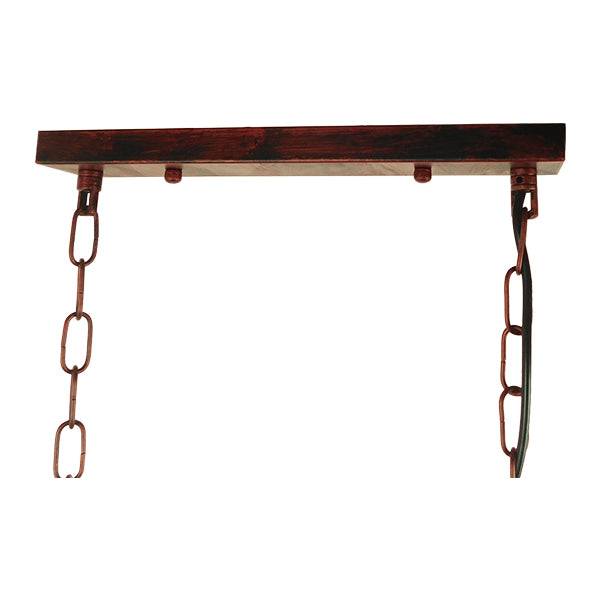 GloboStar® ARMONIA 01648 Vintage Industrial Κρεμαστό Φωτιστικό Οροφής Τρίφωτο Καφέ Σκουριά Μεταλλικό Πλέγμα Μ85.5 x Π37.5 x Y38cm - ledmania.gr