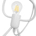 GloboStar® FIGURE 10001651 Μοντέρνο Κρεμαστό Παιδικό Φωτιστικό Οροφής Μονόφωτο Λευκό Μεταλλικό Φιγούρα Φ20 x Υ40cm - ledmania.gr
